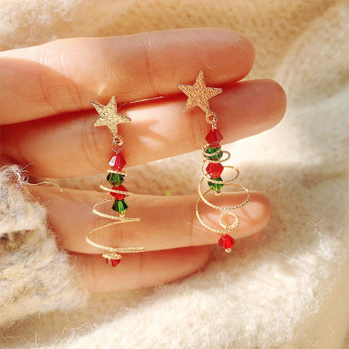 Christmas Designer Multi Color Earrings